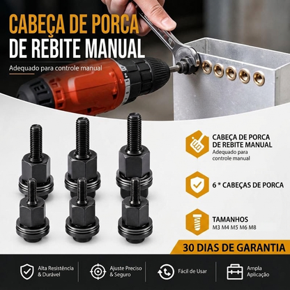 Kit Rebitador Profissional Completo Forte Compacto